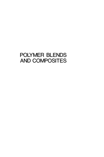 Polymer Blends and Composites