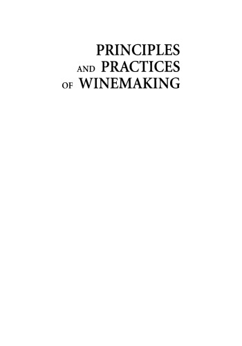 Principles and Practices of Winemaking