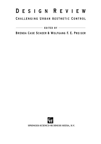 Design Review: Challenging Urban Aesthetic Control