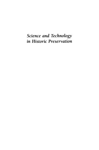 Science and Technology in Historic Preservation