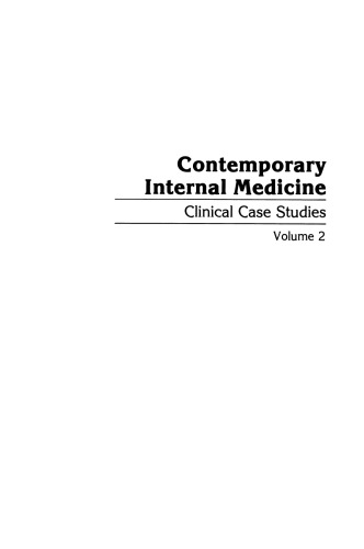 Contemporary Internal Medicine: Clinical Case Studies