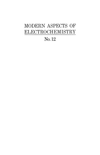 Modern Aspects of Electrochemistry: No. 12