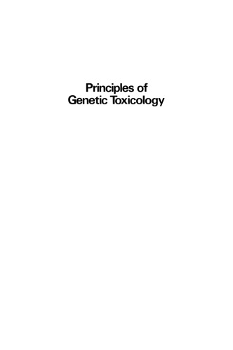 Principles of Genetic Toxicology