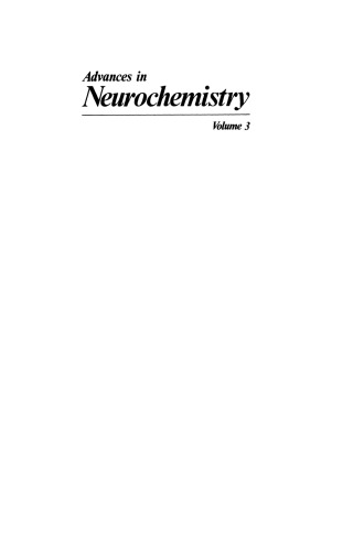 Advances in Neurochemistry: Volume 3