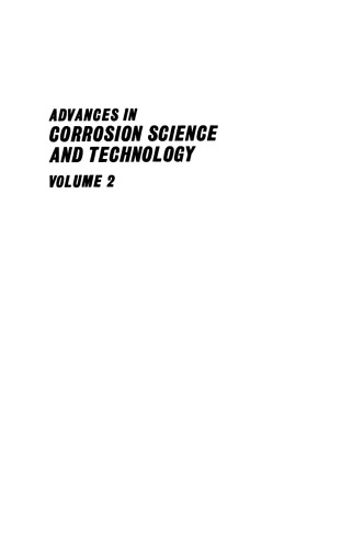 Advances in Corrosion Science and Technology