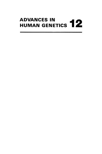 Advances in Human Genetics: 12