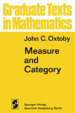 Measure and Category: A Survey of the Analogies between Topological and Measure Spaces