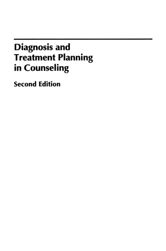 Diagnosis and Treatment Planning in Counseling