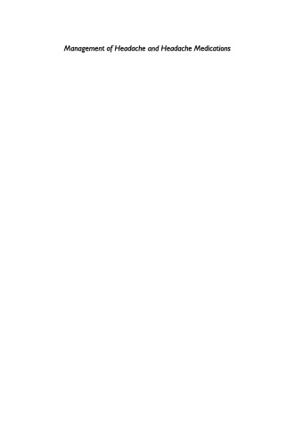 Management of Headache and Headache Medications