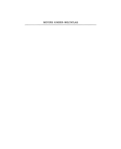 Meyers Kinder-Weltatlas