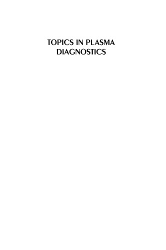 Topics in Plasma Diagnostics