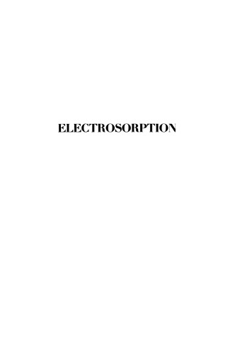 Electrosorption