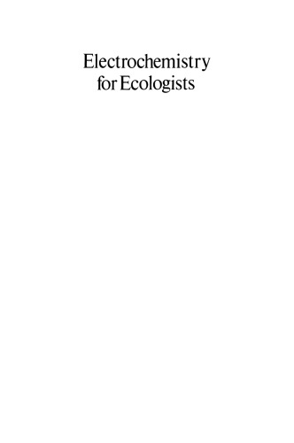 Electrochemistry for Ecologists