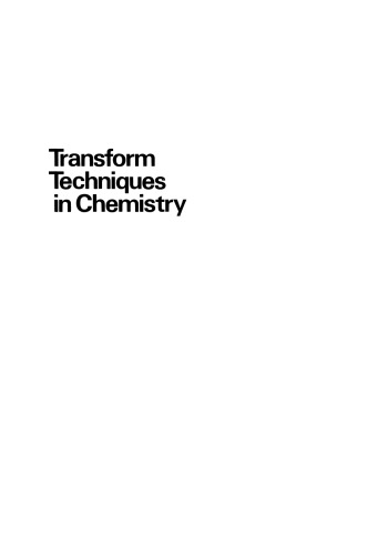 Transform Techniques in Chemistry