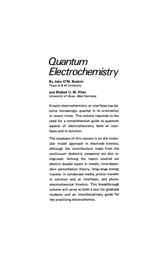 Quantum Electrochemistry