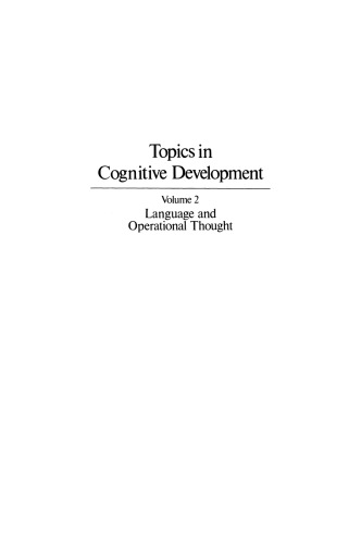 Language and Operational Thought