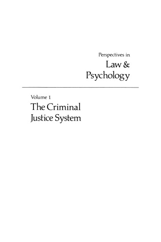 The Criminal Justice System