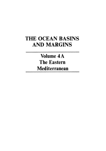 The Ocean Basins and Margins: Volume 4A The Eastern Mediterranean