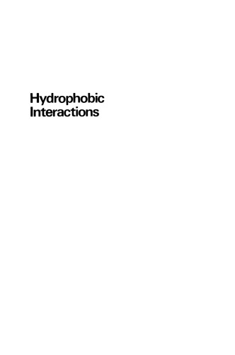 Hydrophobic Interactions
