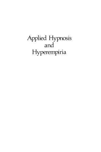 Applied Hypnosis and Hyperempiria