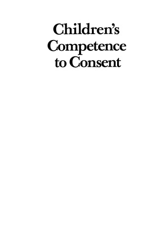 Children’s Competence to Consent