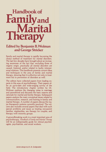 Handbook of Family and Marital Therapy