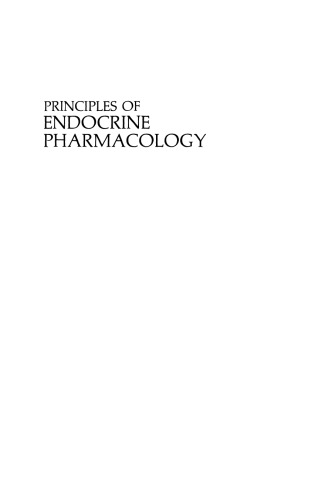 Principles of Endocrine Pharmacology