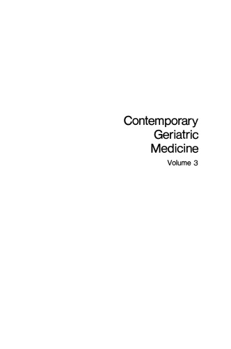 Contemporary Geriatric Medicine