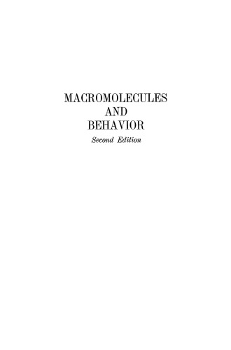 Macromolecules and Behavior
