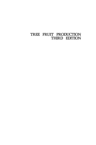 Tree Fruit Production