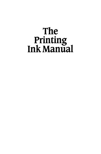 The Printing Ink Manual