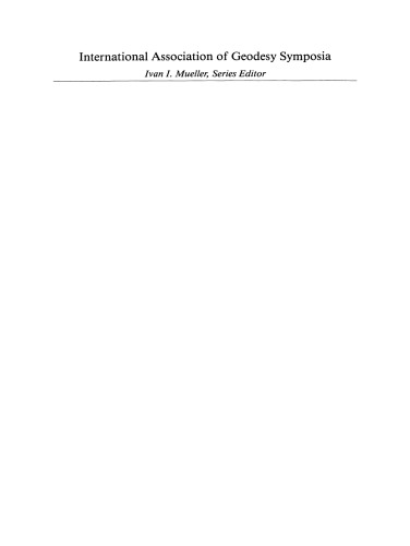 Sea Surface Topography and the Geoid: Edinburgh, Scotland, August 10–11, 1989