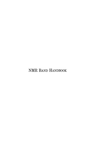 NMR Band Handbook