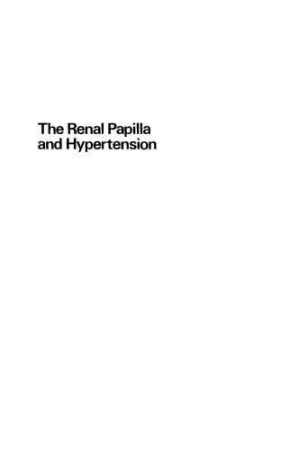 The Renal Papilla and Hypertension