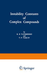 Instability Constants of Complex Compounds