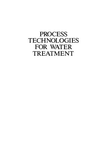 Process Technologies for Water Treatment