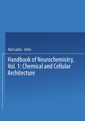 Chemical and Cellular Architecture
