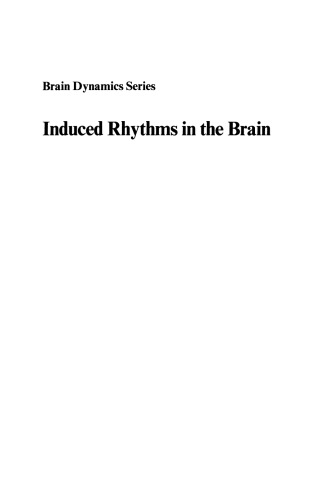 Induced Rhythms in the Brain