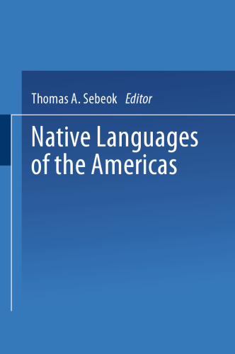 Native Languages of the Americas: Volume 1