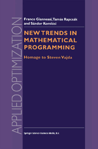 New Trends in Mathematical Programming: Homage to Steven Vajda