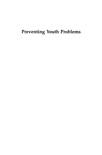 Preventing Youth Problems
