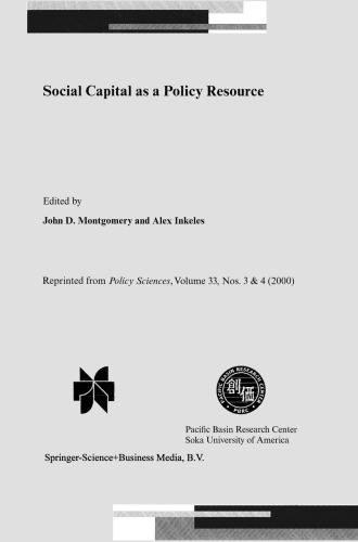 Social Capital as a Policy Resource