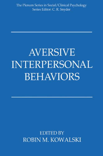 Aversive Interpersonal Behaviors