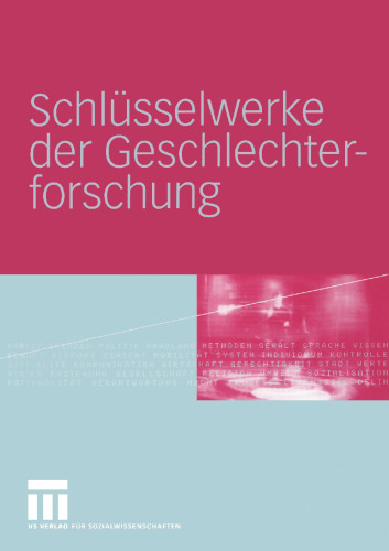 Schlüsselwerke der Geschlechterforschung