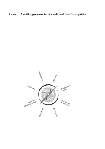 Ausbildungskompass Rechtsanwalts- und Notarfachangestellte: Tipps, Hinweise, Vorschriften und Regeln für die erfolgreiche Ausbildung und Prüfung