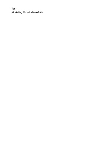 Marketing für virtuelle Märkte: Strategien und Instrumente