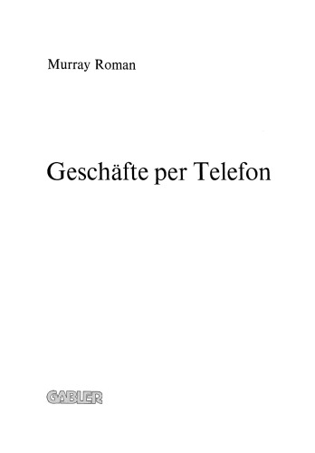 Geschäfte per Telefon
