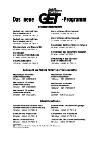 Wirtschaftskreislauf und volkswirtschaftliche Gesamtrechnung