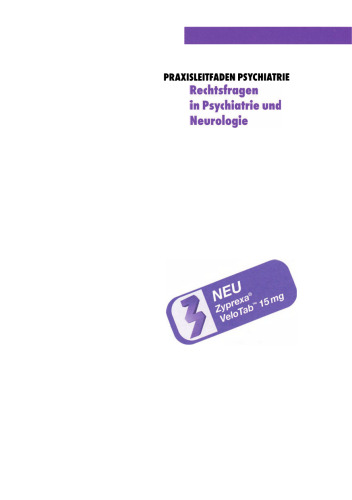 Rechtsfragen in Psychiatrie und Neurologie