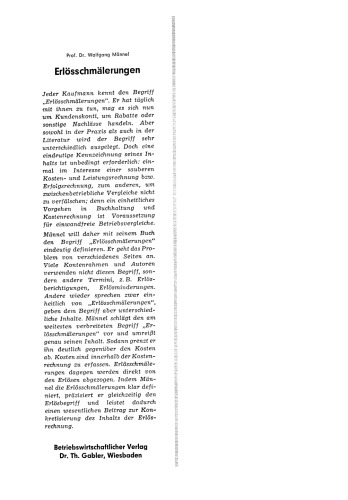 Erlösschmälerungen